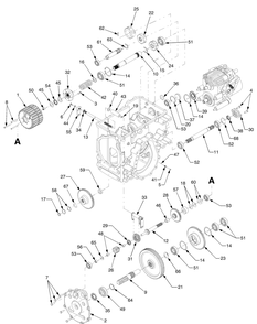 Pto Drive 2007 And After Diagram and Parts List for 6284 54AD64H710-54AT64H710-54BD64H710-54BT64H710 Cub Cadet Lawn Tractor